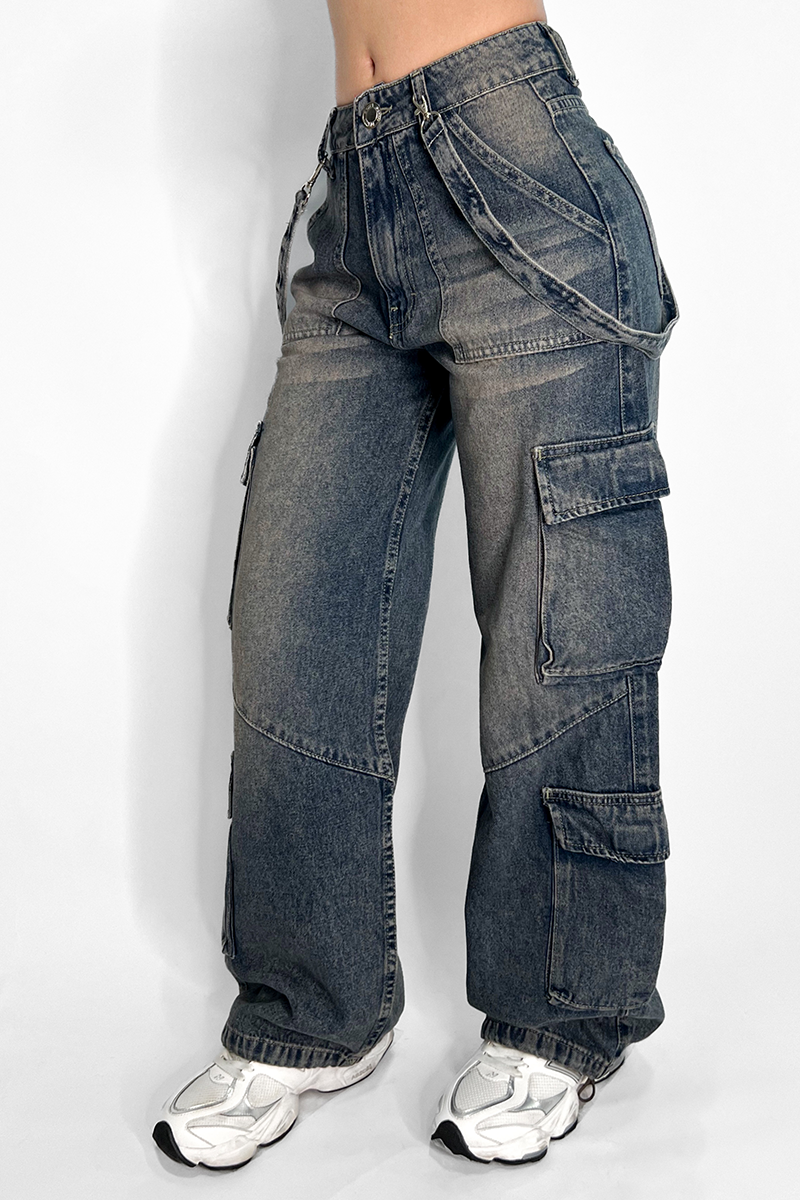 Jeans Cargo Mica - Vintage