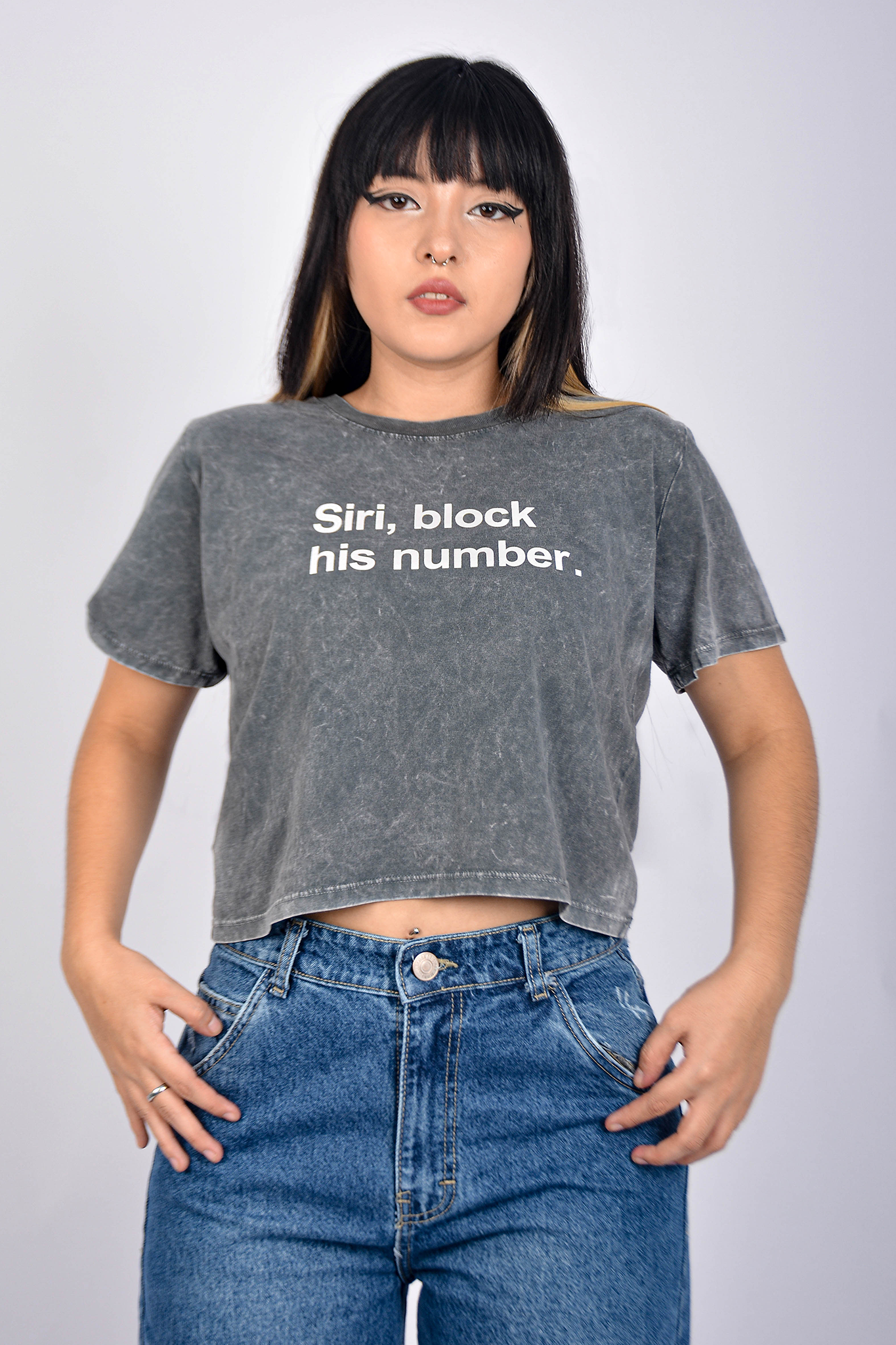 Crop Siri - Gris