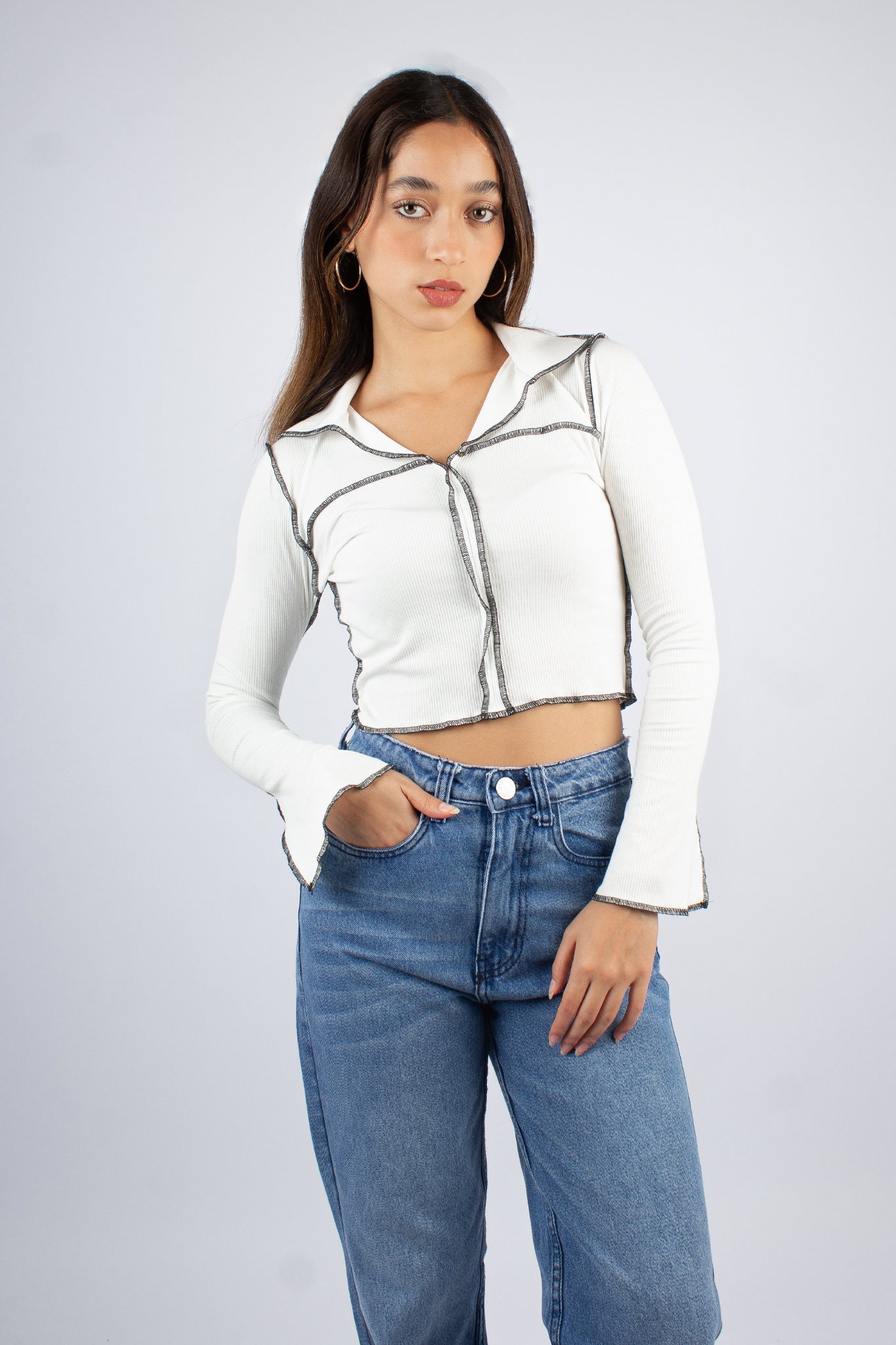 Crop Venesy - Blanco