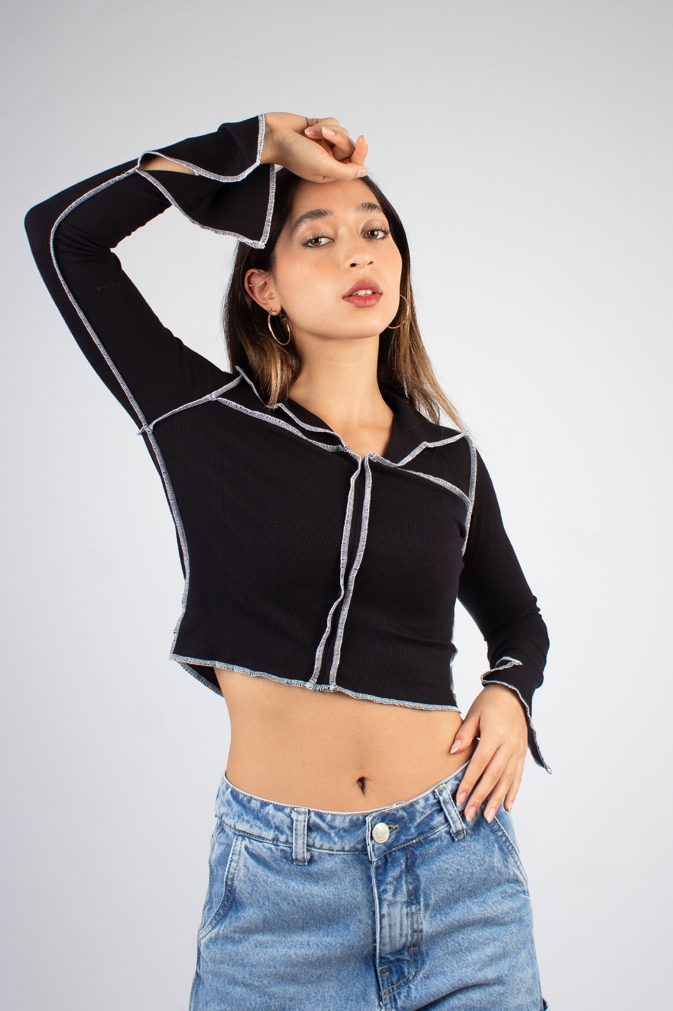 Crop Venesy - Negro