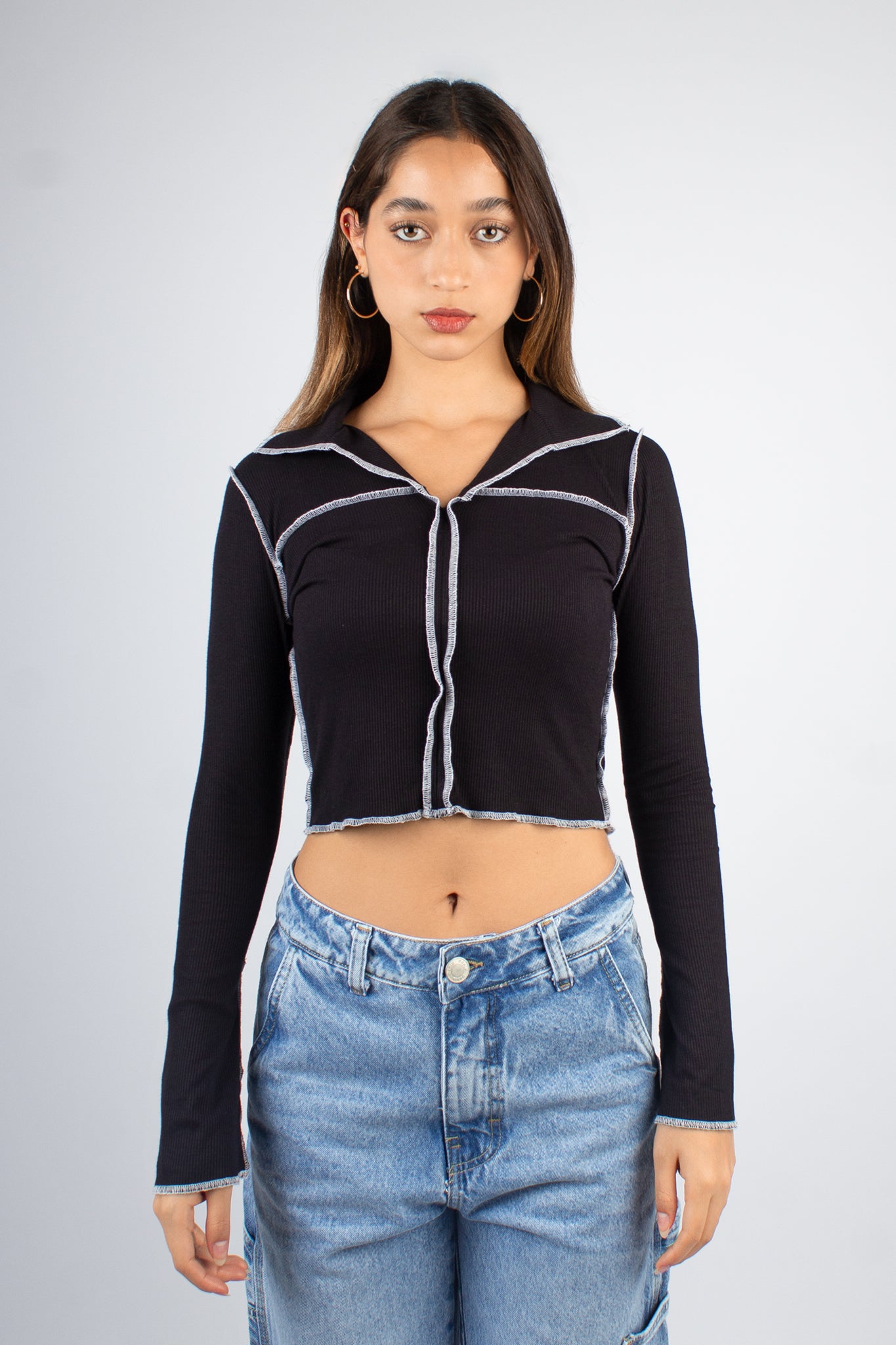 Crop Venesy - Negro
