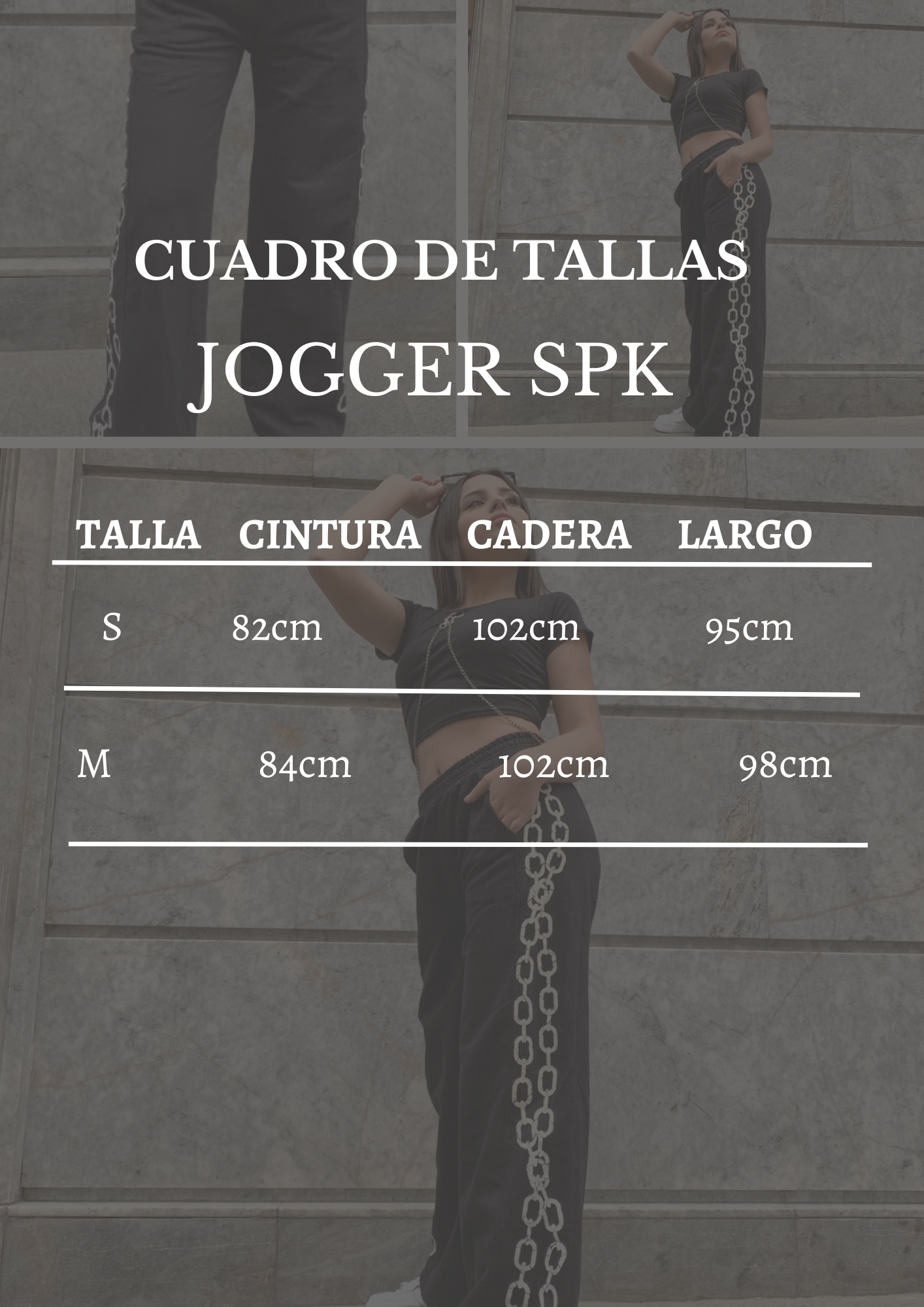 Jogger Spiga - Negro