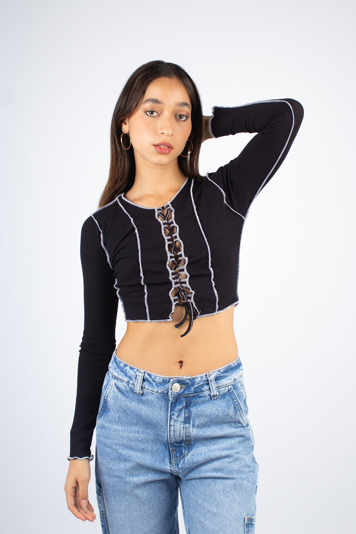 Crop Pamela - Negro