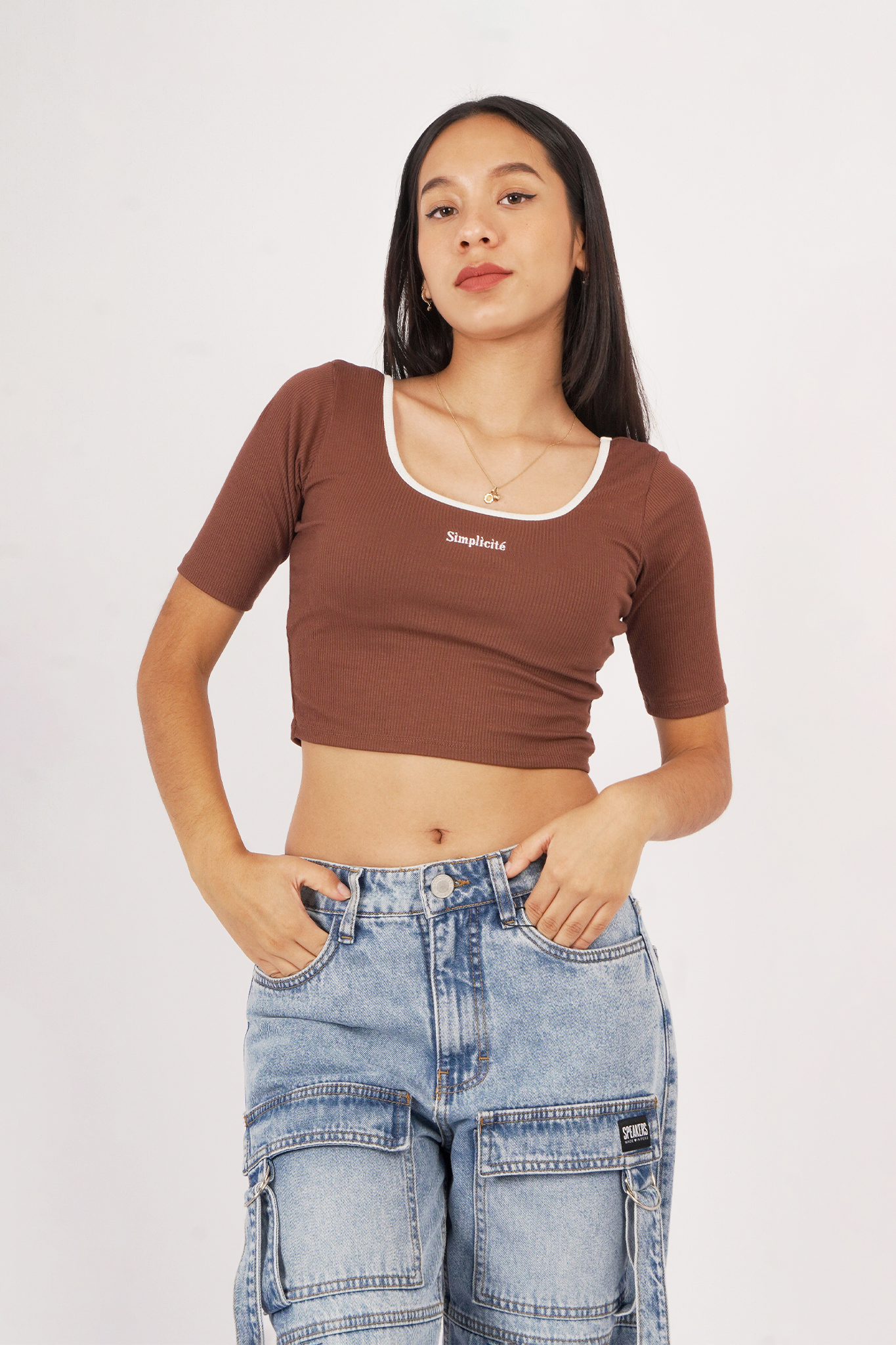 Crop Mini - Marrón