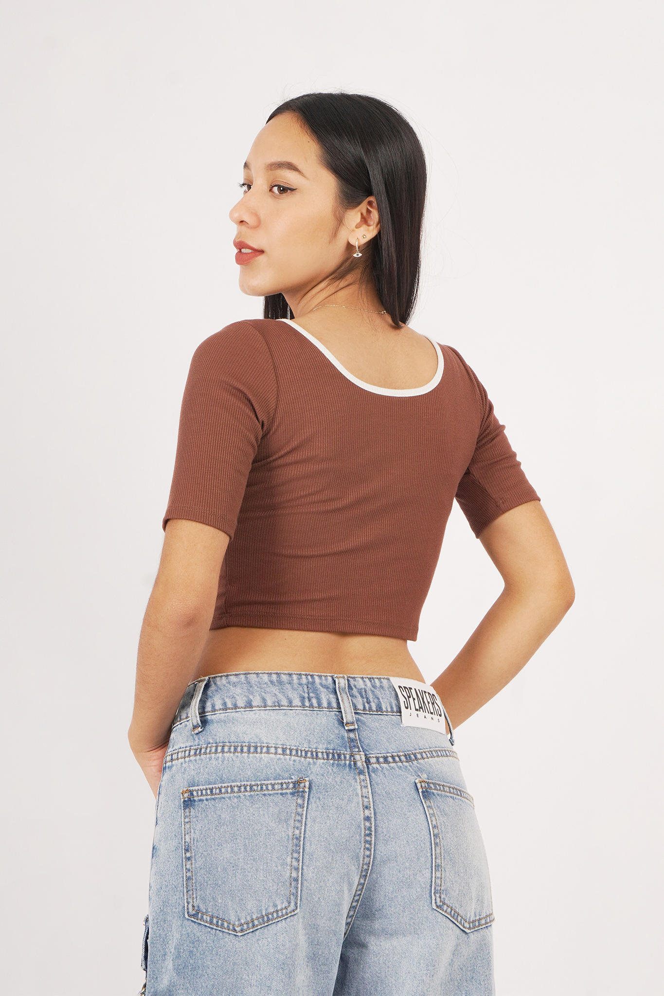 Crop Mini - Marrón