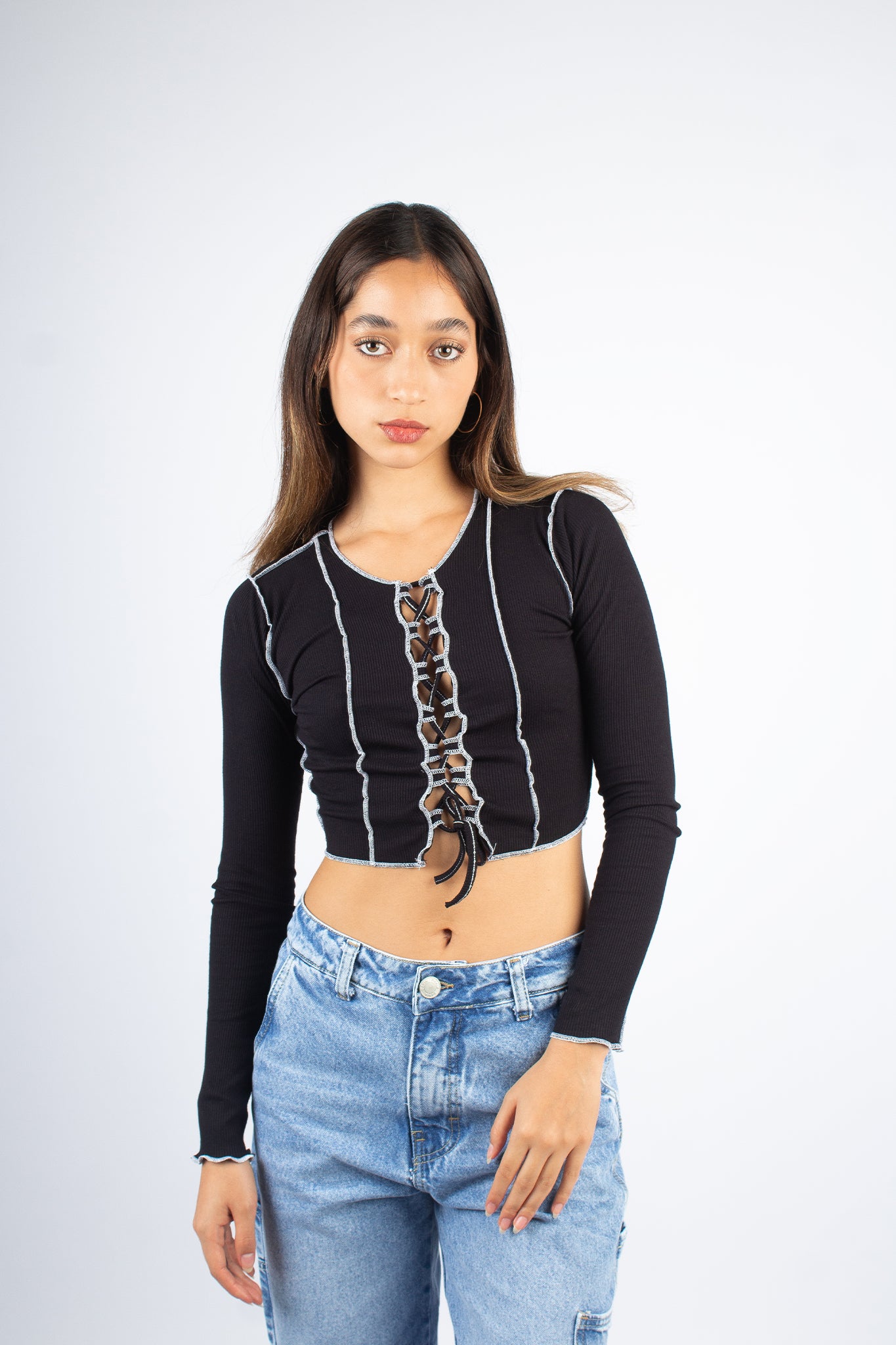 Crop Pamela - Negro