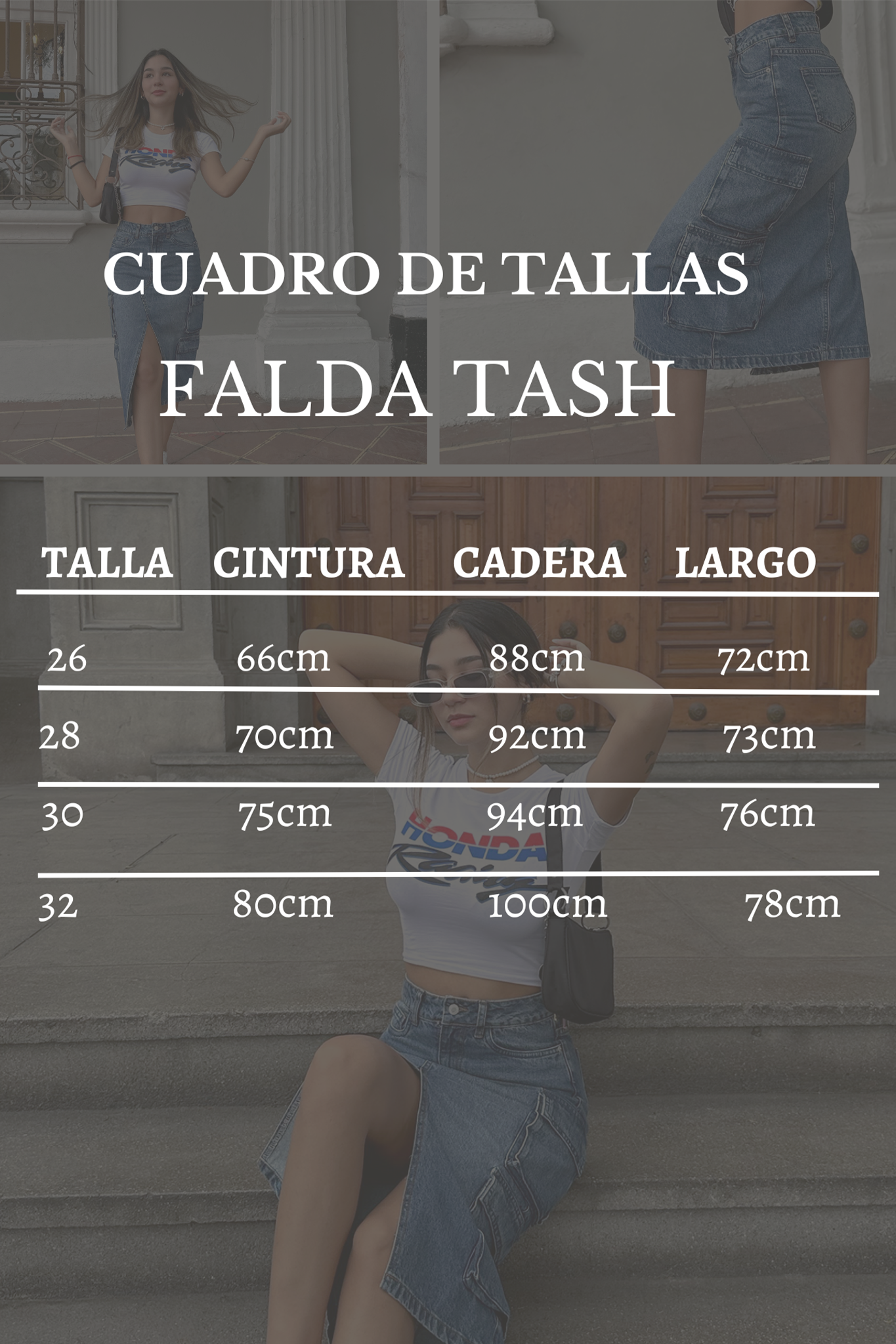 Falda Tash - Azul