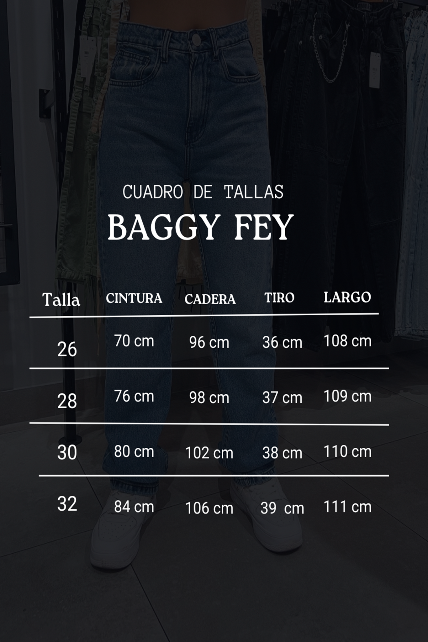 Baggy Fey - Azul Cristal