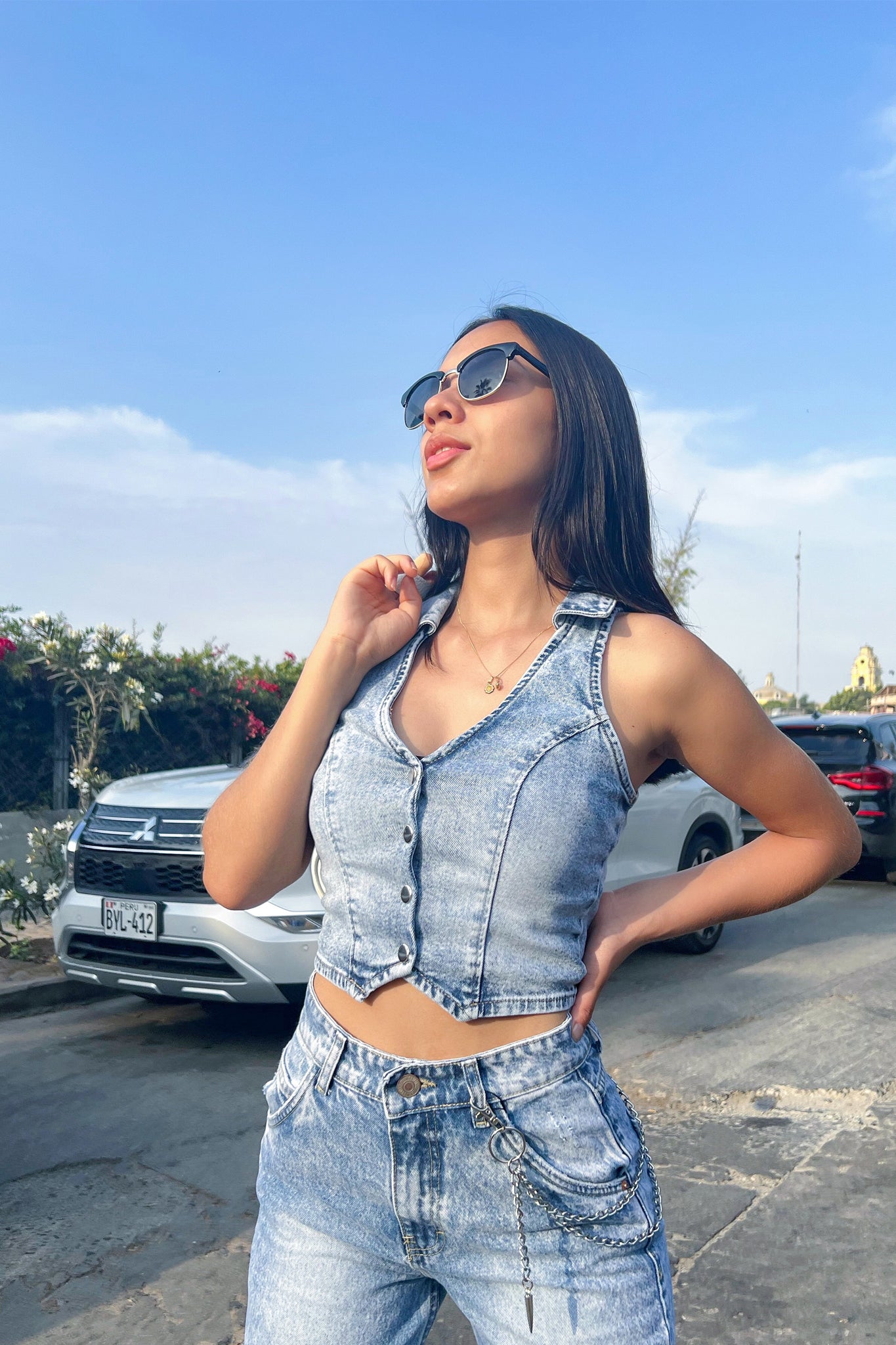 Top Denim Emma - Vintage