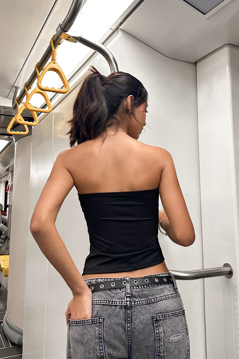 Top Alexandra - Negro