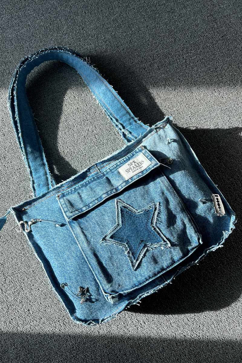 Mini bag Mia - Celeste medio