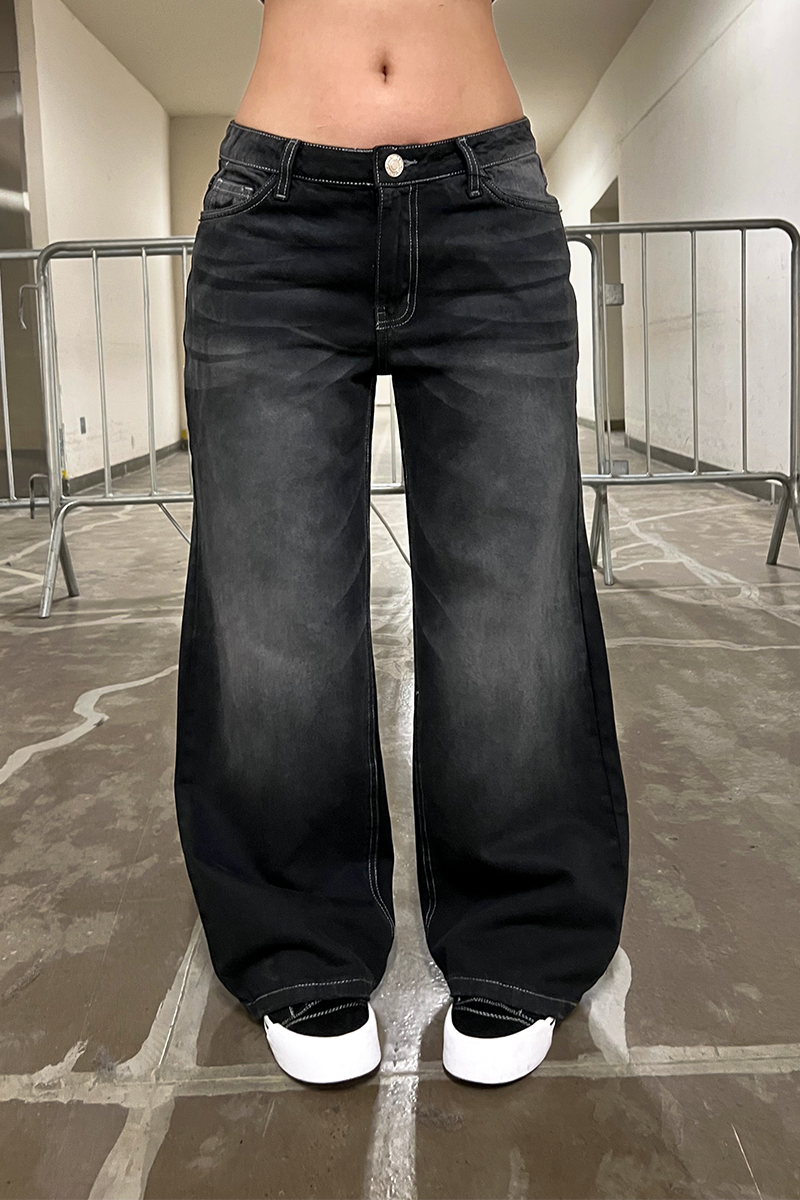 Wide Leg - Negro
