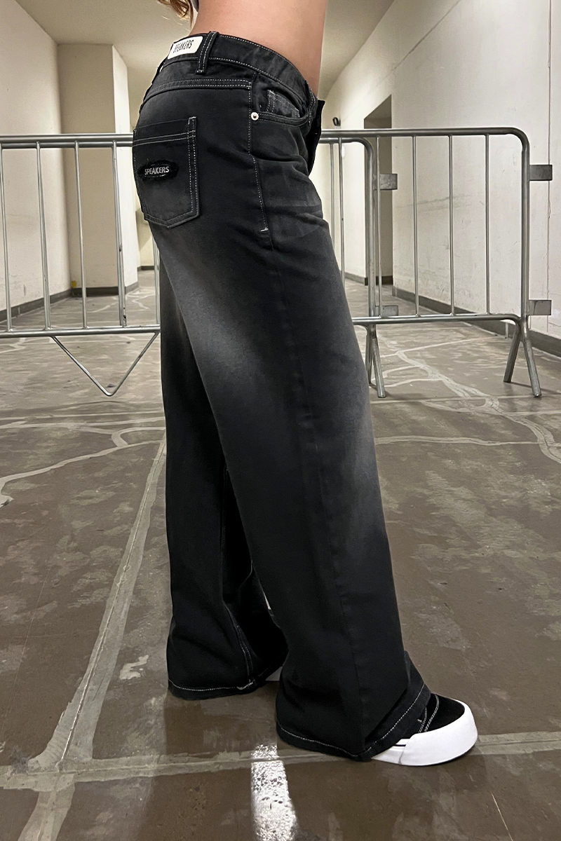 Wide Leg - Negro