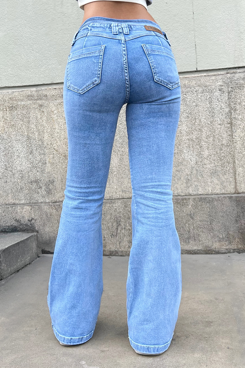 Jeans Flare Mia - Ice