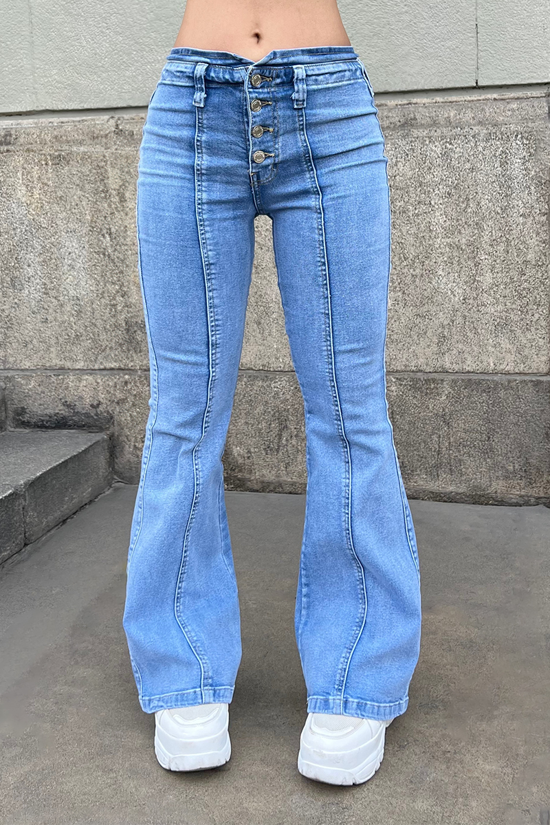 Jeans Flare Mia - Ice