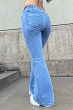Jeans Flare Mia - Ice