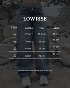 Jeans Low Rise - Azul