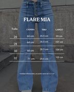 Jeans Flare Mia - Ice