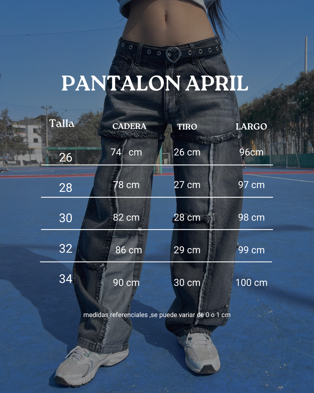 Pant April - Negro