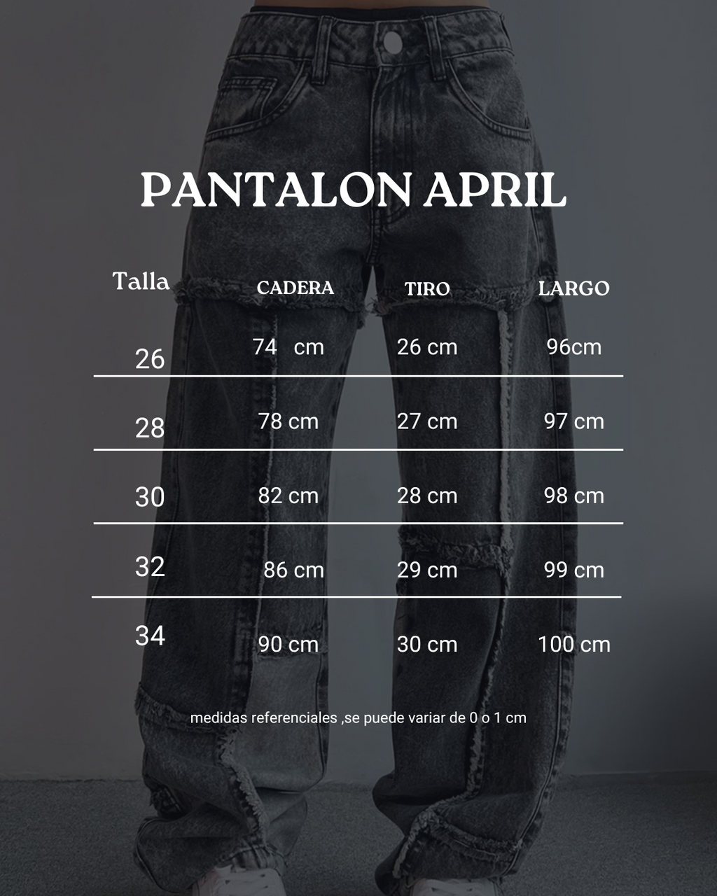 Pant April - Griz froz