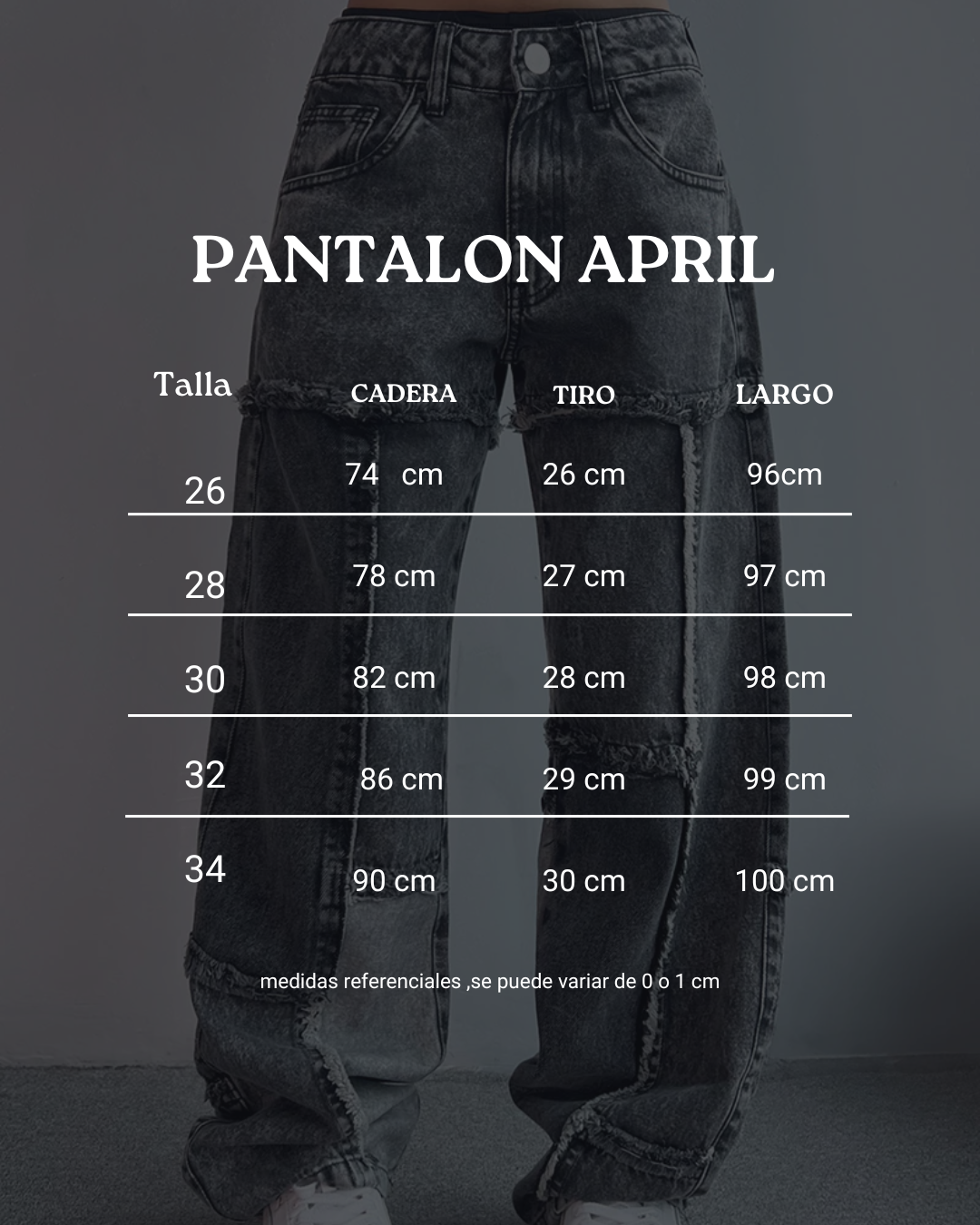 Pant April - Griz froz