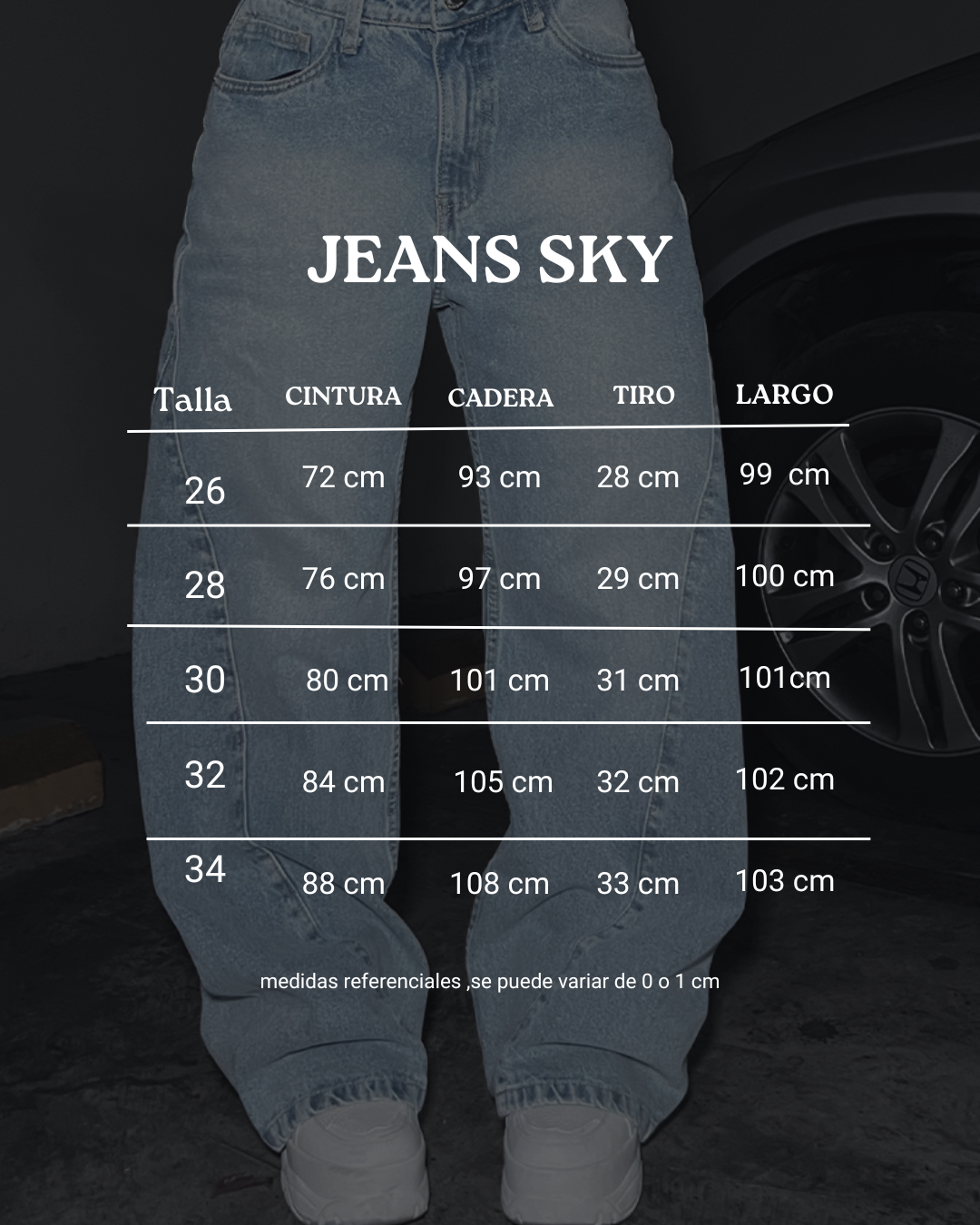 Jeans Sky - Maiz