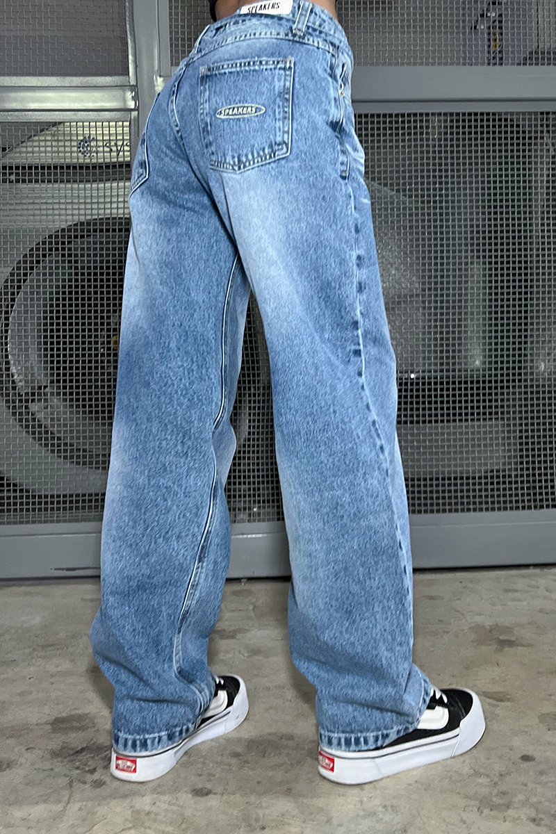 Jeans Low Rise - Celeste