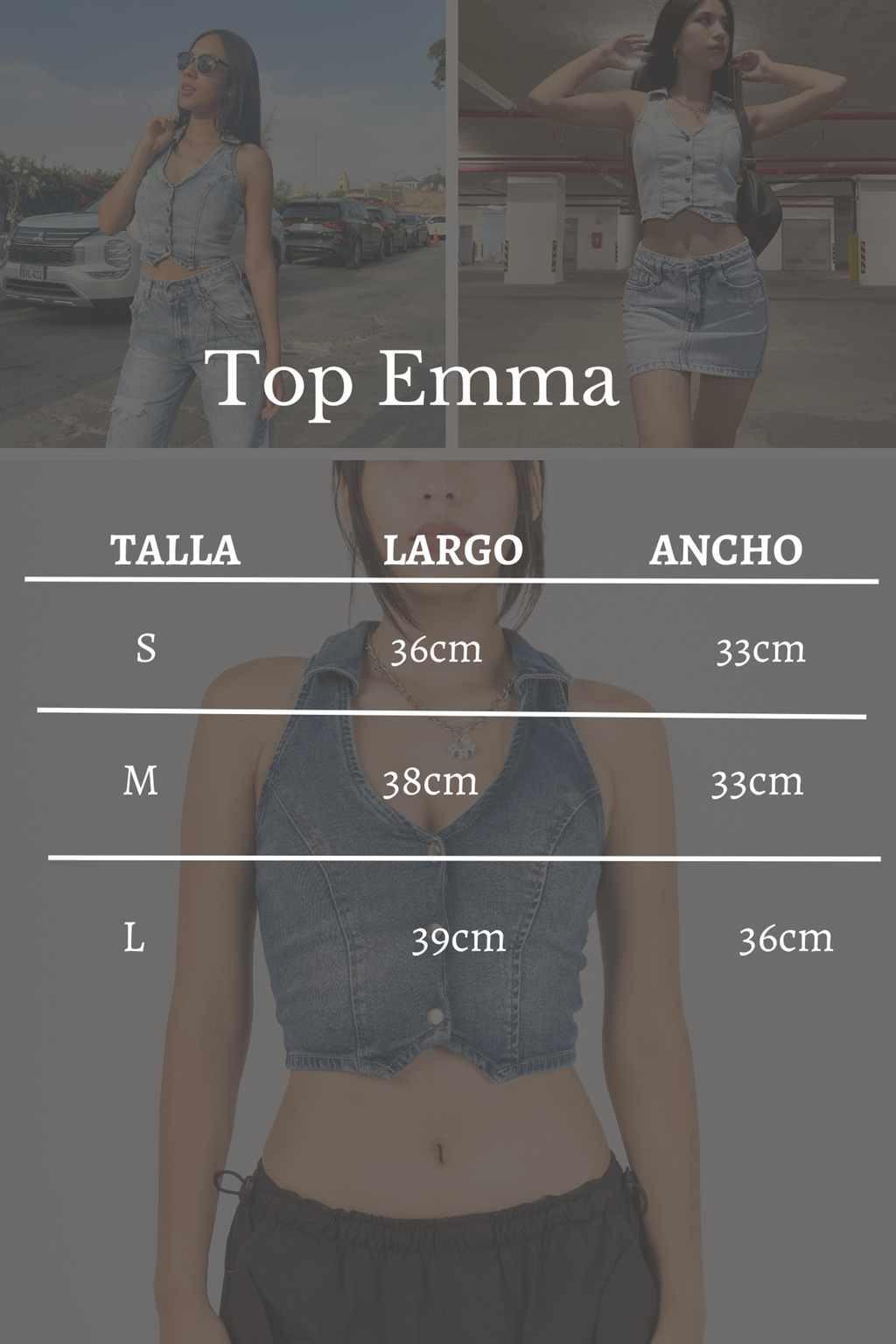 Top Denim Emma - ICE