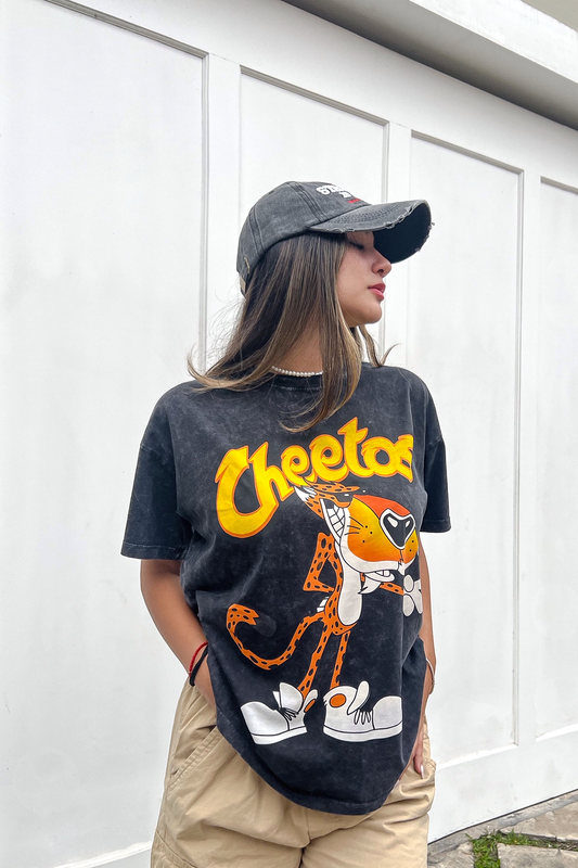 T Shirt Cheetos - Negro